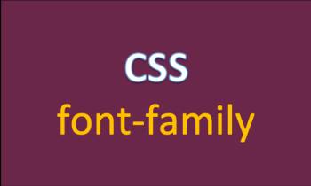 Thuộc tính font-family CSS