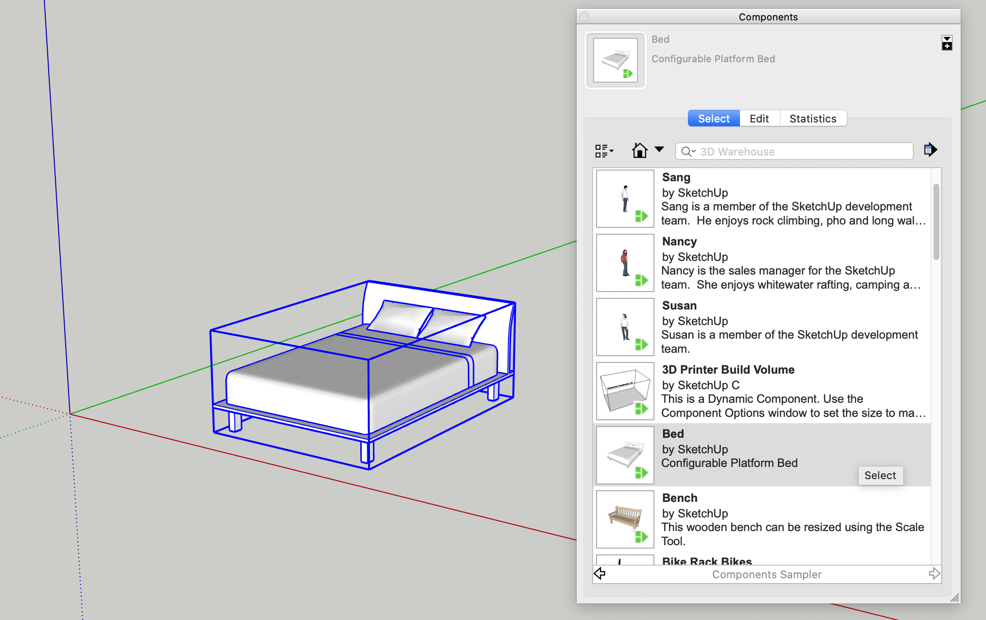 sketchup make components snap to eachother