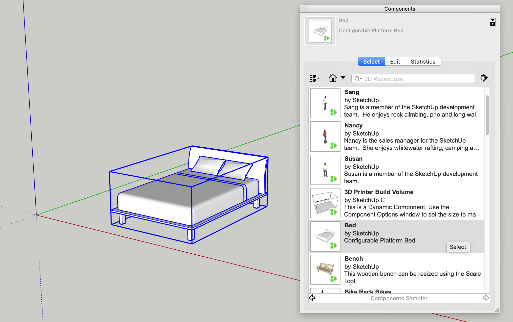 Component SketchUp Ruby - bộ công cụ quan trọng giúp thiết kế trở nên dễ dàng và nhanh chóng hơn bao giờ hết. Khám phá các mẫu hình 3D đẹp mắt, đa dạng tính năng cùng những sáng tạo mới lạ đang chờ đón bạn trong Component SketchUp Ruby.