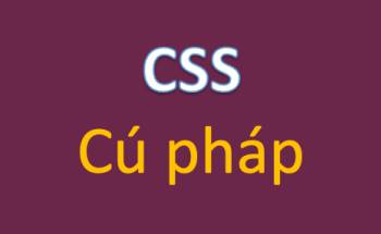 Cú pháp CSS cơ bản