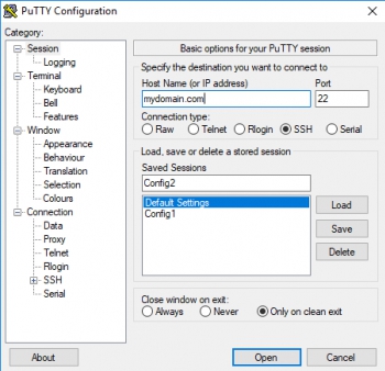 Sử dụng Putty kết nối SSH đến Server Linux và Windows