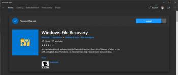 Sử dụng Windows File Restore công cụ miễn phí để phục hồi các file bị xóa
